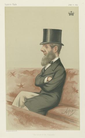 Carlo Pellegrini Vanity Fair: Royalty; 'The Head of the Russells', The Duke of Bedford, July 11, 1874