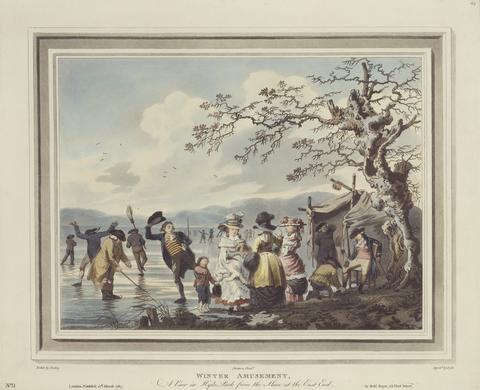 James Tookey Winter Amusement: A View in Hyde Park from the Sluice at the East End