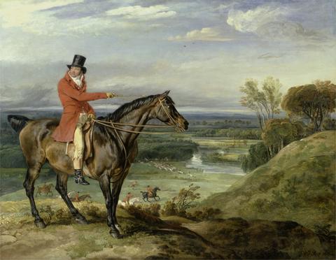 James Ward Theophilus Levett and a Favorite Hunter