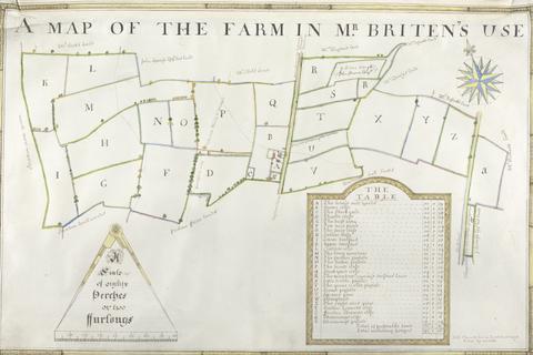 Isaac Johnson A Map of the Farm in Mr. Briten's Use