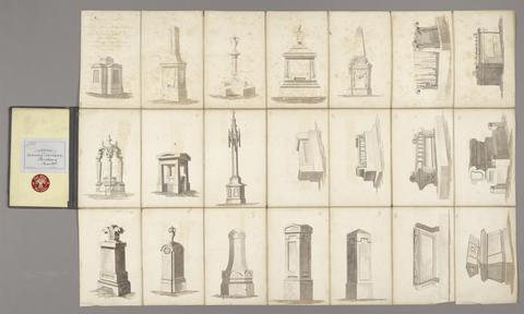 Geary, Stephen, ca. 1797-1854. Cemetery designs for tombs and cenotaphs,