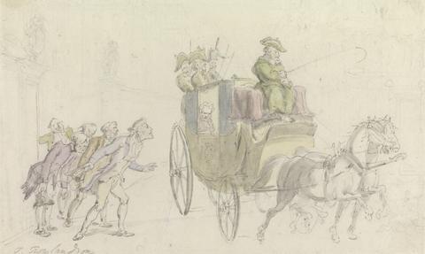 Thomas Rowlandson The Vicar of Wakefield: Attendance on a Nobleman