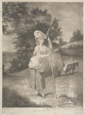 John Raphael Smith A Lady at Haymaking