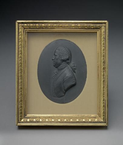 Josiah Wedgwood Portrait Medallion of Josiah Wedgwood, modelled in relief by Flaxman in profile
