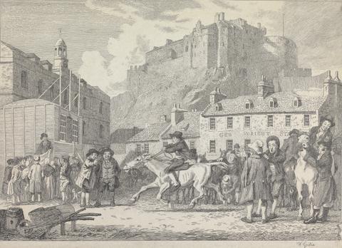 Walter Geikie Edinburgh Castle and Horse Fair