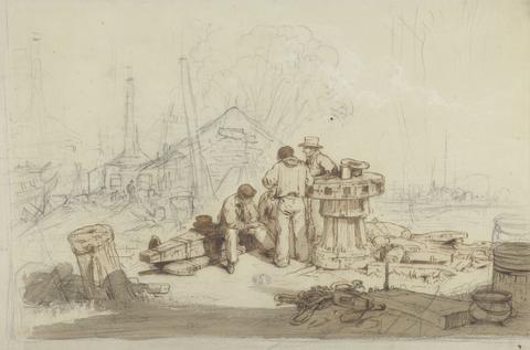 Edward Duncan Study of Fishermen and Gear