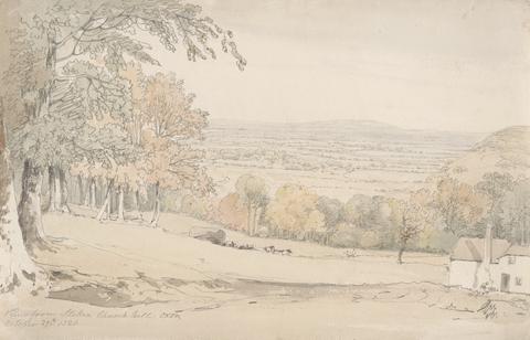 William Alfred Delamotte View from Stokenchurch Hill, Buckinghamshire
