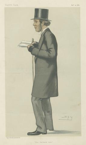 Leslie Matthew 'Spy' Ward Politicians - Vanity FAir - 'His father's son'. Mr. W. Henry Gladstone. February 11, 1882