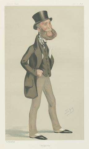 Leslie Matthew 'Spy' Ward Politicians - Vanity Fair - "shipping'. Lord Eslington. June 10, 1876