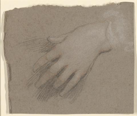 Sir Peter Lely Drawing of a Hand