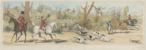 James Pollard Fox-Hunting [set of three of four]: 2.The find