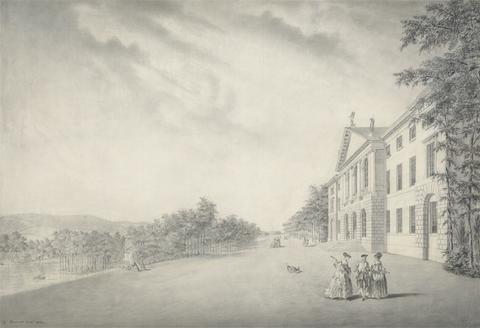 John Donowell East View of West Wycombe House, Buckinghamshire