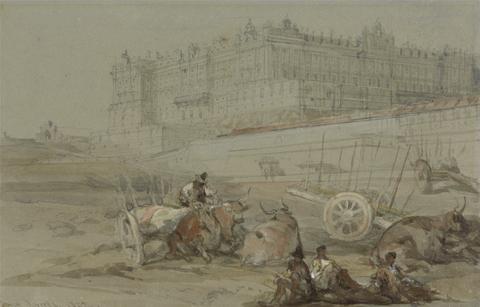 David Roberts The Royal Palace, Madrid, 1832