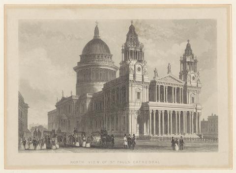 unknown artist North View of St. Paul's Cathedral