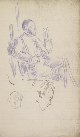Charles Samuel Keene Sketchbook Drawing