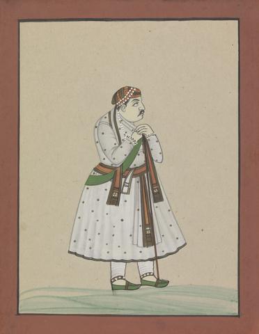 Unknown artist (Company style) Copy of a Miniature Painting of an Udaipur Maharana