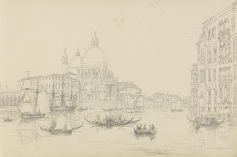Sir Charles D'Oyly Album of 30 Views in the Tyrol and Italy: The Church of St. Maria della Salute 10th Nov.r 1840