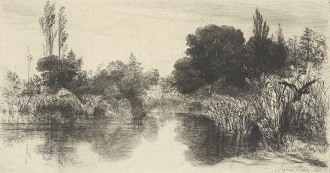 Sir Francis Seymour Haden Shere Mill Pond, no. 2 (large plate)