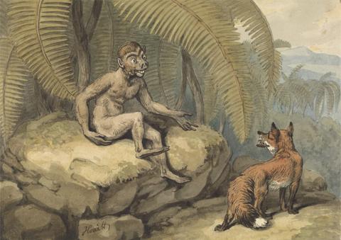 Samuel Howitt A Monkey and a Fox