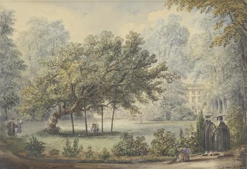 Richard Banks Harraden Milton's Mulberry Tree, Christ's College Gardens, Cambridge
