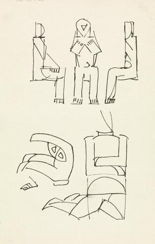 Henri Gaudier-Brzeska Five Figure Studies