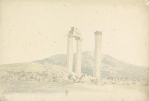 Sir Robert Smirke the younger The Ruins of the Temple of Jupiter in the Plains of Nemea