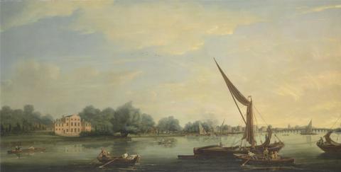 Thomas Whitcombe The Thames at Chelsea