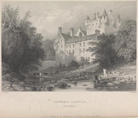 Thomas Barber Cawdor Castle, Narnshire (published by G. Virtue); page 59 (Volume One)