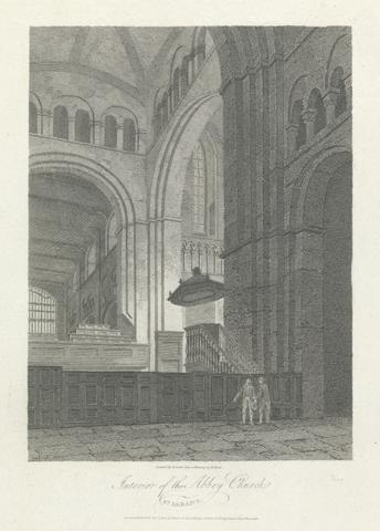 James S. Storer Interior of the Abbey Church, St. Albans, Outer Suburb - North