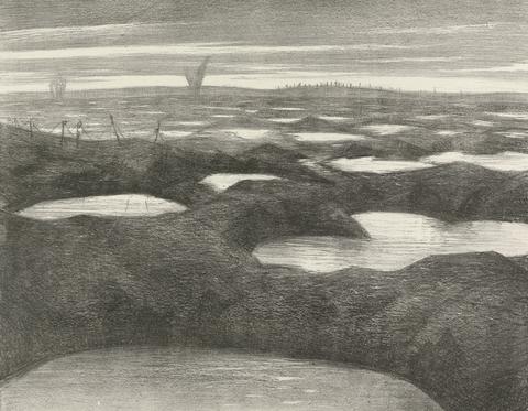 C. R. W. Nevinson After a Push