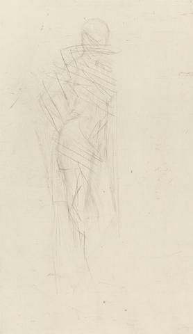 James McNeill Whistler A Nude Figure Posing