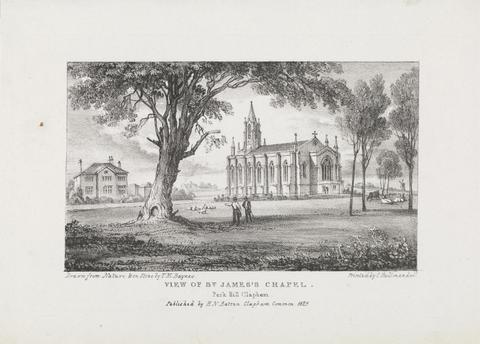 Thomas Mann Baynes View of St. James' s Church, Park Hill, Clapham