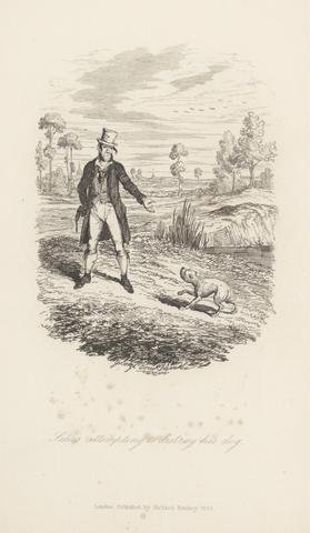 George Cruikshank Pikes Attempting to Destroy his Dog