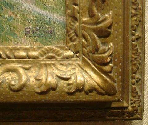 unknown artist British, British Baroque Revival frame