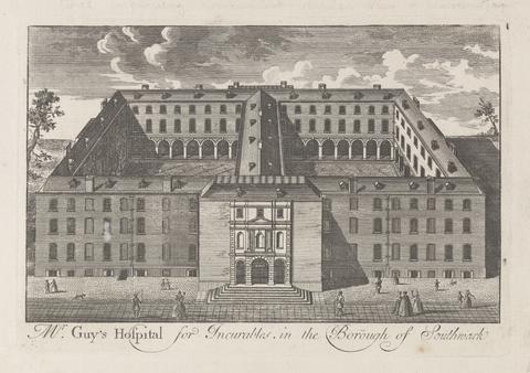unknown artist Mr. Guy's Hospital for Inanbles in the Borough of Southwark
