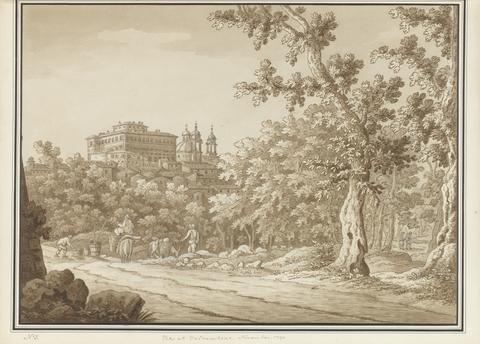 Sir Richard Colt Hoare View at Valmontone. November 1790