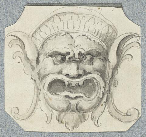 Augustin Heckel A Grotesque with an Open Mouth