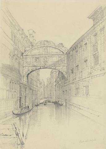 Samuel Prout The Bridge of Sighs, Venice