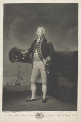 Valentine Green Sir Peter Parker, Baronet, Admiral and Commander-in-Chief of His Majesty's Fleet 1799