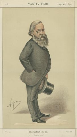 Politicians - Vanity Fair - 'Batavian grace'. Alex J. Beresford-Hope. September 10, 1870