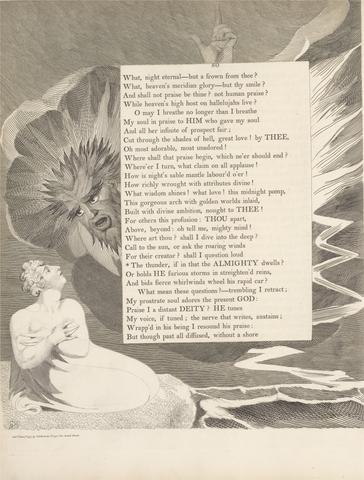 William Blake Plate 36 (page 80): 'The thunder if in that the ALMIGHTY dwells'