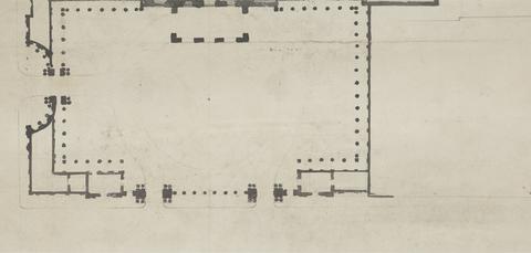 Thomas Cundy Design for Grosvenor House, London: Plan