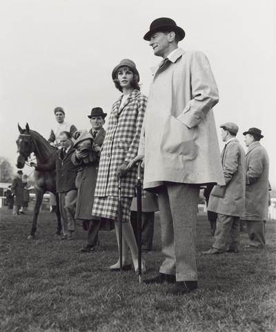 Lewis Morley Jean Shrimpton and Chris Powell, Racecourse Fashion for 'Go!'