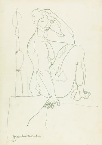 Henri Gaudier-Brzeska Seated Female Figure