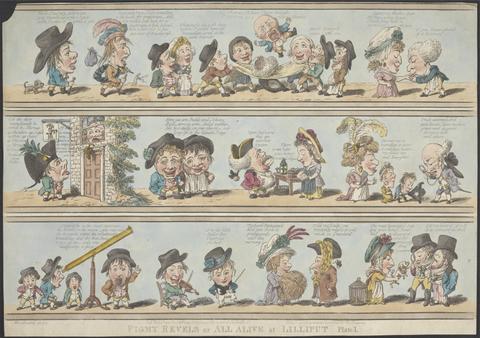 Pigmy revels, or, All alive at Lilliput [graphic] / Woodward delin.