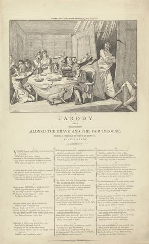 A Parody upon the Poem of Alonzo the Brave and the Fair Imogene