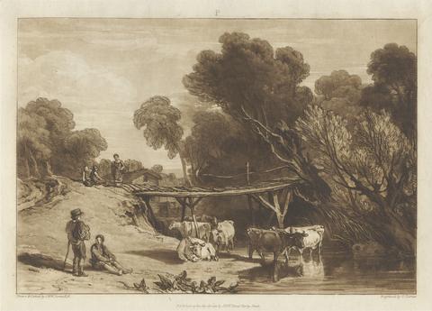 Joseph Mallord William Turner Bridge and Cows