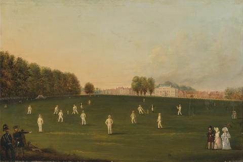 H. J. Aveling First Grand Match of Cricket Played by Members of the Royal Amateur Society on Hampton Court Green, August 3rd, 1836