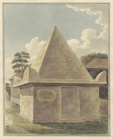Daniel Lysons Tomb of John Greg from Hampton Churchyard