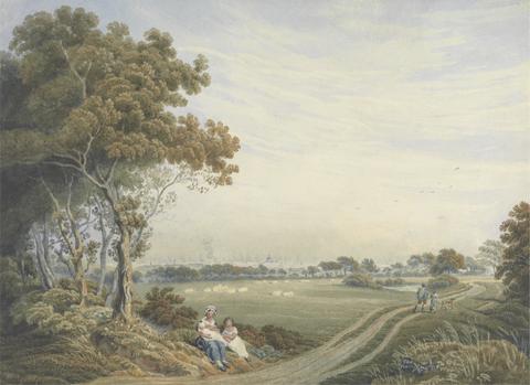 William Frederick Wells A Distant View of the City of London from St. John's Wood